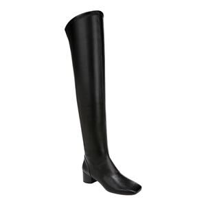 Franco Sarto Women's Novara Over the Knee Square Toe Boots Black Size 6 1/2